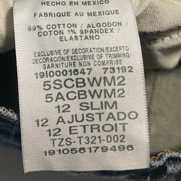 Boys size 12 slim wrangler jeans - Picture 2 of 4